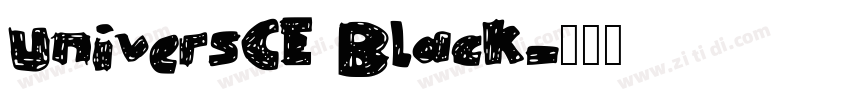 UniversCE Black字体转换